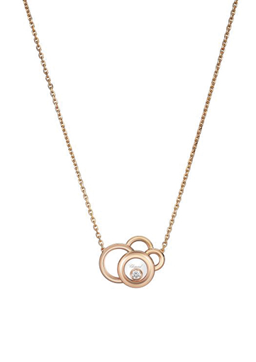 Chopard ogrlica HAPPY DREAMS 18-CARAT ROSE GOLD AND DIAMONDS 819769-5001