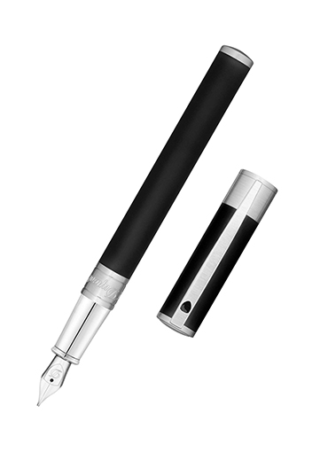 S.T. Dupont Matte Black Fountain Pen 260207