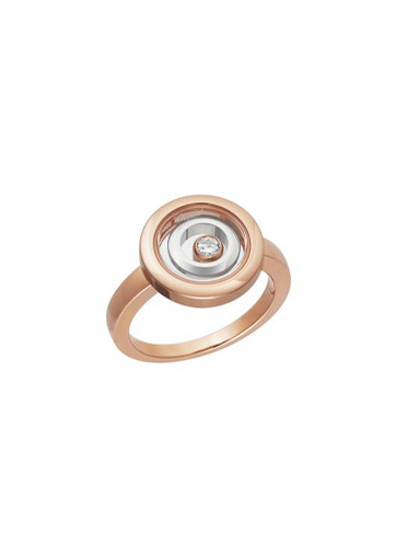 Chopard HAPPY SPIRIT RING ROSE GOLD WHITE GOLD DIAMOND 828230-9011 54