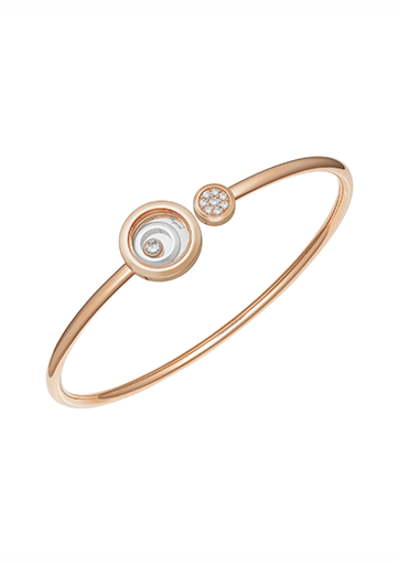 Chopard Happy Spirit Bangle ethical rose gold ethical white gold diamond 858230-9002