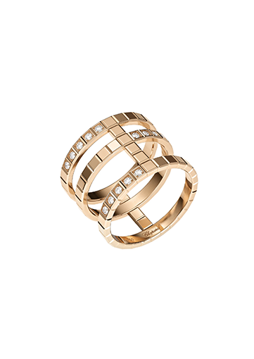 Chopard prsten ethical rose gold diamonds 827007-5012