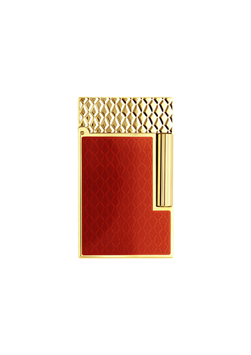 S.T. Dupont upaljač LIGNE-2 GUILLOCHE UNDER LACQUER DRAGON RED 16626