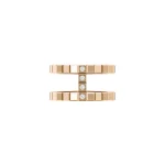 Chopard Ice Cube Ring ethical rose gold diamonds 827006-5011