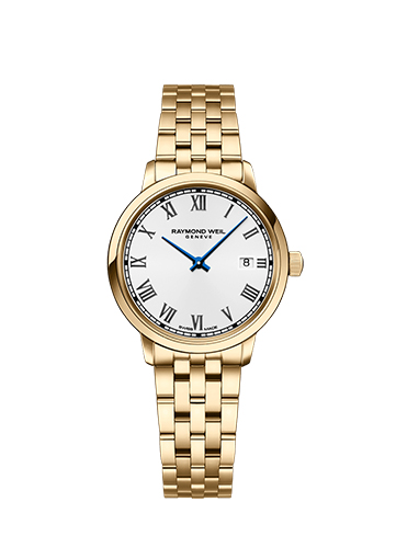 Raymond Weil TOCCATA Gold PVD White Dial 29 mm