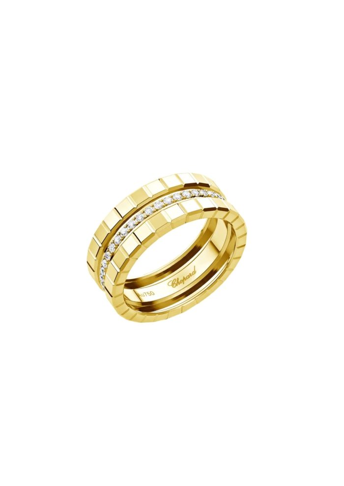 CHOPARD PRSTEN ICE CUBE 18ct Yellow Gold & Diamond 827005-0044