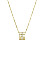 Chopard OGRLICA Ice Cube 18ct Yellow Gold & Diamond Pendant 797005-0003