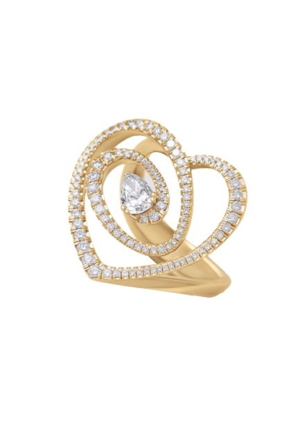 GIORGIO VISCONTI rose gold and diamonds ring AR16972