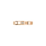 Chopard prsten Ice Cube ethical rose gold diamond 829834-5078