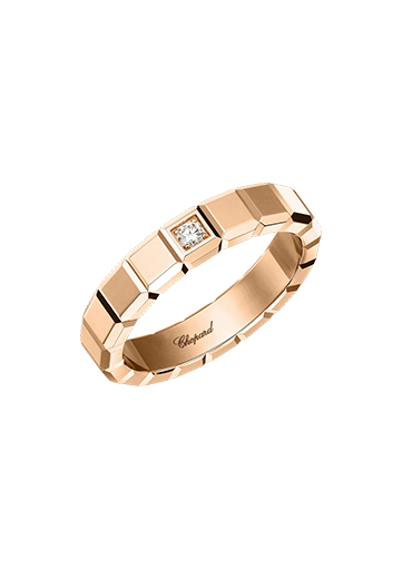 Chopard prsten Ice Cube ethical rose gold diamond 829834-5071